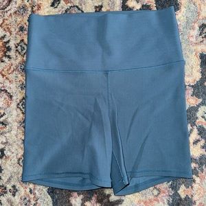 Blue bike shorts